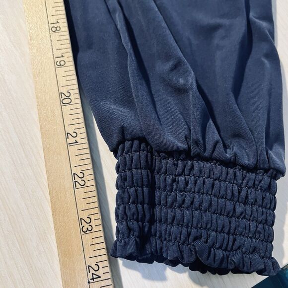 Saturday Sunday Dylan Cowl Neck Jumpsuit Navy S Boho Festival Hippie Lagenlook - Picture 9 of 12